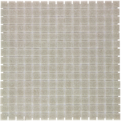 La Mosaic Factory Amsterdam carreau mosaïque - 32,2x32,2cm - carrelage mural et de sol - Carré - Verre Gris Clair Mat