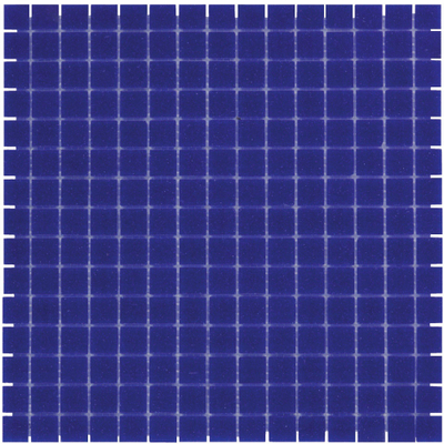 La Mosaic Factory Amsterdam carreau mosaïque - 32,2x32,2cm - carrelage mural et de sol - Carré - Verre Cobalt Blue Mat