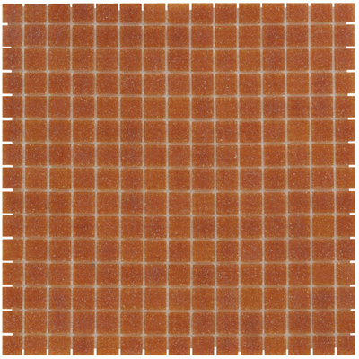 La Mosaic Factory Amsterdam carreau mosaïque - 32,2x32,2cm - carrelage mural et de sol - Carré - Verre Dark Terra Mat