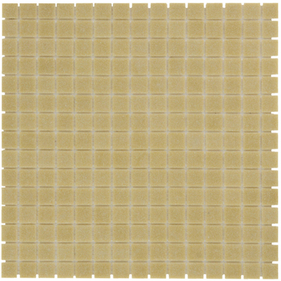 La Mosaic Factory Amsterdam carreau mosaïque - 32,2x32,2cm - carrelage mural et de sol - Carré - Verre Ultra Light Brown Mat
