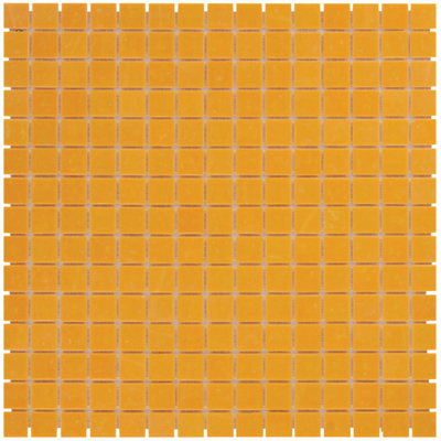 La Mosaic Factory Amsterdam carreau mosaïque - 32,2x32,2cm - carrelage mural et de sol - Carré - Verre Orange Mat