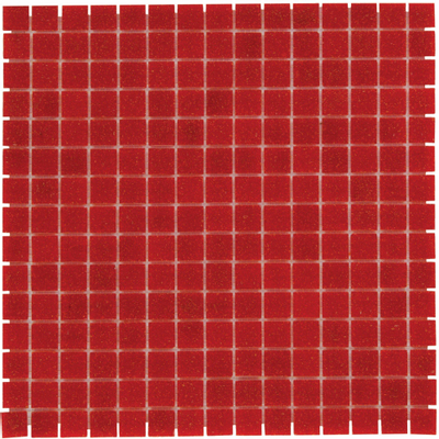 The Mosaic Factory Amsterdam mozaïektegel - 32x32cm - 4mm - vierkant - mat red strawberry (rood)