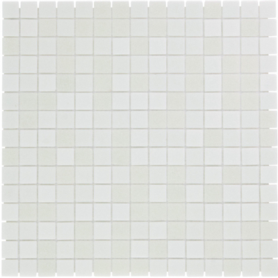 Ook combineren Lelie The Mosaic Factory Amsterdam mozaïektegel 2x2x0.4cm voor wand en vloer voor  binnen en buiten vierkant Glas Wit Mix - GM50 - Sawiday.be