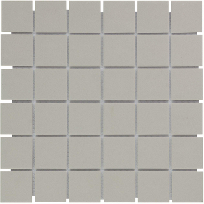 La Mosaic Factory London carreau mosaïque - 30,9x30,9cm - carrelage mural et de sol - Carré - Porcelaine Gris Mat