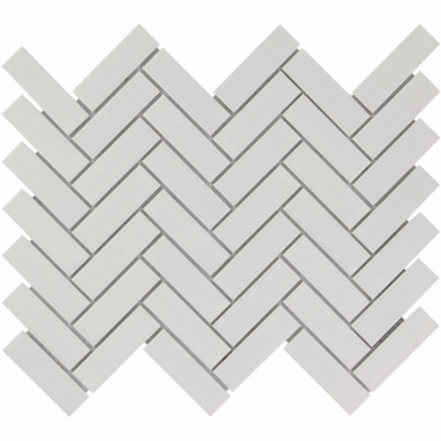 La Mosaic Factory Paris carreau mosaïque - 24,7x31,8cm - carrelage mural et de sol - Rectangulaire - Porcelaine Blanc Mat