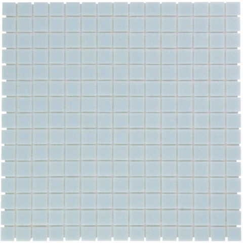 La Mosaic Factory Amsterdam carreau mosaïque - 32,2x32,2cm - carrelage mural et de sol - Carré - Verre Ultra Light Blue Mat SW62089