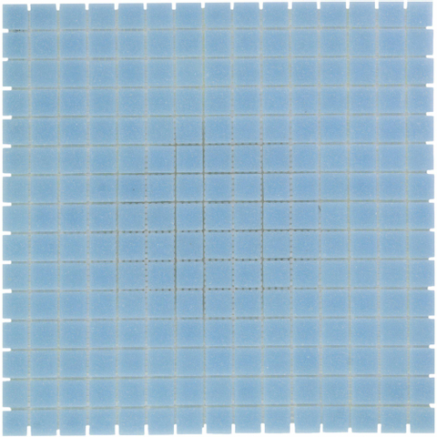 The Mosaic Factory Amsterdam mozaïektegel - 32x32cm - 4mm - vierkant - mat light blue (blauw) SW62090
