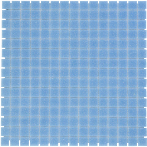 The Mosaic Factory Amsterdam mozaïektegel - 32x32cm - 4mm - vierkant - mat blue (blauw) SW62091