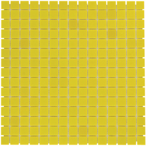 The Mosaic Factory Amsterdam mozaïektegel - 32x32cm - 4mm - vierkant - mat yellow (geel) SW62114