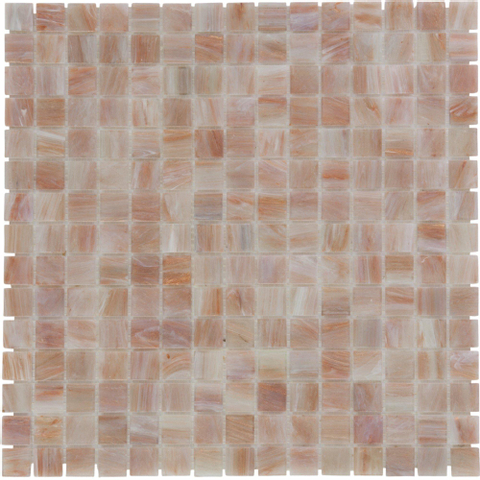 La Mosaic Factory Amsterdam carreau mosaïque - 32,2x32,2cm - carrelage mural et de sol - Carré - Verre Rose brillant SW62140