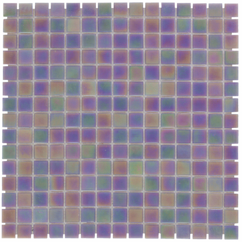 The Mosaic Factory Amsterdam mozaïektegel - 32x32cm - 4mm - vierkant - glans light grey (grijs) SW62153