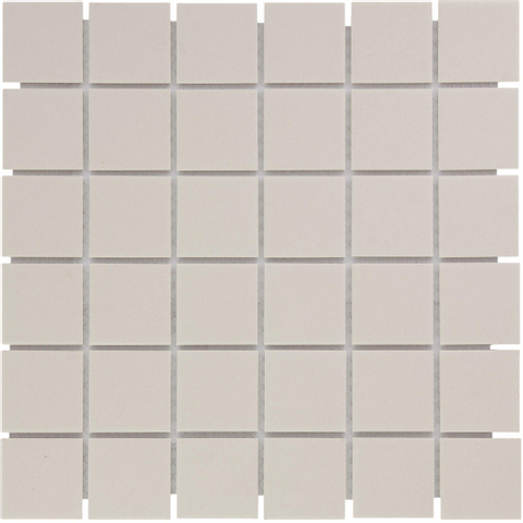 La Mosaic Factory London carreau mosaïque - 30,9x30,9cm - carrelage mural et de sol - Carré - Porcelaine Blanc Mat SW62224