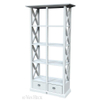 Van Heck Long Island Meuble 90x200x41cm 2 tiroirs bois massif et parties MDF blanc SW31963 Van Heck Long Island Meuble 90x200x41cm 2 tiroirs bois massif et parties MDF blanc SW31963