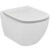 Ideal Standard Tesi WC suspendu – AquaBlade – profondeur 53,5 cm – avec abattant softclose – blanc brillant SW71259