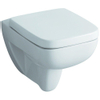 Geberit Renova plan WC suspendu - avec abattant - 54cm - avec bride de rinçage - sortie verticale - blanc SW1212702