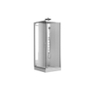 Nemo Spring Vidrio hydrocabine compleet 900x900mm met draaideur en vaste wand in 6mm veiligheidsglas met witte wanden 4 jets SW290176 Nemo Spring Vidrio hydrocabine compleet 900x900mm met draaideur en vaste wand in 6mm veiligheidsglas met witte wanden 4 jets SW290176
