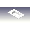 Nemo Spring Pierro wastafelblad met 1 gentegreerde waskom 1 kraangat 805 x 15 x 460 mm kunstmarmer mat wit SW498960 Nemo Spring Pierro wastafelblad met 1 gentegreerde waskom 1 kraangat 805 x 15 x 460 mm kunstmarmer mat wit SW498960