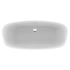 Ideal Standard Dea baignoire autoportante en matériau synthétique acrylique ovale 180x80cm avec pieds et trop-plein blanc 0181211
