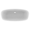 Ideal Standard Dea kunststof vrijstaand bad acryl ovaal 180x80cm met poten en overloop wit 0181211
