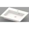 Nemo Spring Coste lavabo-plan pour meuble 600 x 500 x 200 mm avec trop-plein blanc marbre de synthèse SW294822