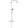 Grohe Vitalio Joy 180 douchesysteem met thermostaatkraan douchearm 450 mm hoofddouche Vitalio Joy 180mm handdouche Vitalio Joy 3 straalsoorten in hoogte verstelbaar glij element VitalioFlex Silver doucheslang 1750 mm chroom SW70033 Grohe Vitalio Joy 180 douchesysteem met thermostaatkraan douchearm 450 mm hoofddouche Vitalio Joy 180mm handdouche Vitalio Joy 3 straalsoorten in hoogte verstelbaar glij element VitalioFlex Silver doucheslang 1750 mm chroom SW70033