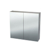 Nemo Spring Nebulo spiegelkast - 60x65x17.8cm - 1 deur - glazen leggers - met stopcontact - zonder schakelaar - enkelzijdige spiegeldeur - Raw Concrete SW637014