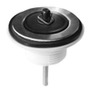 Nemo Skill wastafelplug - met rubber stop - 5/4" x D 63mm - kunststof SW292355