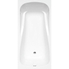 Nemo Spring Sereno inbouwbad - 180x85x43cm - acryl - afvoer D52 - wit SW293412