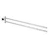 Grohe Essentials Cube 2 lids handdoekhouder draaibaar 44cm chroom 0438173 Grohe Essentials Cube 2 lids handdoekhouder draaibaar 44cm chroom 0438173