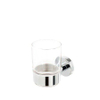Geesa Nemox Glashouder glaschroom - met glas - chroom 0650353