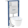 Geberit systemfix set element 112cm Sigma inbouwreservoir 12cm Sigma30 duwplaat iCon hangtoilet SW926064