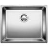 Blanco Andano 500 U évier encastré sous plan acier inoxydable satiné avec bonde manuelle dimension intérieure 500x400 mm x 190 mm meuble sous-évier 60cm SW69662