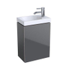 Geberit Acanto fonteinonderkast 396 x 534 x 246 mm corpus lava mat front lava glas zonder kraanwerk zonder wastafel SW226090 Geberit Acanto fonteinonderkast 396 x 534 x 246 mm corpus lava mat front lava glas zonder kraanwerk zonder wastafel SW226090