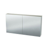 Nemo Spring Nebulo spiegelkast - 100x65x17.8cm - 2 deuren - glazen leggers - met stopcontact - zonder schakelaar - White Standard SW637074