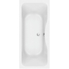 Nemo Start Monza inbouwbad - 180x80x44cm - duo - afvoer D52 - met potenstel - wit acryl SW294880