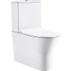 GO by Van Marcke Tina PACK staand toilet zonder spoelrand met reservoir met Geberit spoelmechanisme met dunne softclose en takeoff zitting wit SW288421