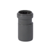 Ostendorf Kunststoffe HTSafe R manchon réducteur excentrique polypropylène D 50-40 mm gris RAL 7043 SW281713