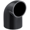Geberit afvoer PE fitting verloopbocht 90°, kleine radius 56X50 SW30249 Geberit afvoer PE fitting verloopbocht 90°, kleine radius 56X50 SW30249