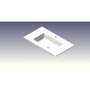 Nemo Spring Pierro wastafelblad met 1 gentegreerde waskom 1 kraangat 805 x 15 x 460 mm kunstmarmer mat wit SW498960 Nemo Spring Pierro wastafelblad met 1 gentegreerde waskom 1 kraangat 805 x 15 x 460 mm kunstmarmer mat wit SW498960