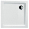 Nemo Start Horus douchebak - 90x90x6cm - acryl - afvoer D90 - wit - zonder potenstel - StratosL SW292880