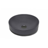 GO by Van Marcke vasque - 40x40x9cm - à poser - ronde - porcelaine mat anthracite SW1009755