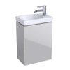 Geberit Acanto fonteinonderkast 396 x 534 x 246 mm corpus mat zand front zand glas zonder kraanwerk zonder wastafel SW226087 Geberit Acanto fonteinonderkast 396 x 534 x 246 mm corpus mat zand front zand glas zonder kraanwerk zonder wastafel SW226087