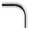 Nemo Skill afvoerbocht - 16x16cm - 90° - D32mm - 5/4" - 16 x 16cm - 90 graden D3.2cm 5.4inch - chroom SW293094