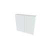 Nemo Spring Nebulo spiegelkast - 70x65x17.8cm - 2 deuren glazen leggers - met stopcontact - Minnesota Chocolat SW646792