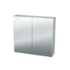 Nemo Spring Nebulo spiegelkast - 60x65x17.8cm - 1 deur - glazen leggers - met stopcontact - zonder schakelaar - enkelzijdige spiegeldeur - White Standard SW637017