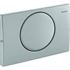 Geberit Mambo bedieningplaat met frontbediening voor toilet/urinoir 24.6x16.4cm zilver 0704482 Geberit Mambo bedieningplaat met frontbediening voor toilet/urinoir 24.6x16.4cm zilver 0704482