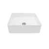 Nemo Spring Sun lavabo carré à poser 400x400x120 mm porcelaine blanc trou d'évacuation diamètre 45 mm sans trop-plein sans trou de robinet SW286400