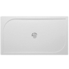 GO by Van Marcke Argon receveur de douche en polybéton gelcoat 140x80x3cm rectangulaire évacuation D90mm sans jeu de pieds blanc SW288820