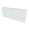 Nemo Spring Nebulo spiegelkast B1600 x H650 x D163 mm 4 deuren glazen leggers met stopcontact zonder schakelaar kleur Riverside Oak Hell SW289281 Nemo Spring Nebulo spiegelkast B1600 x H650 x D163 mm 4 deuren glazen leggers met stopcontact zonder schakelaar kleur Riverside Oak Hell SW289281