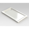 Nemo Spring Horus douchebak - 140x80x4.5cm - acryl - afvoer D90 - wit - zonder potenstel - dikte 4mm SW292919